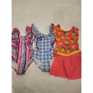 Cat & Jack Swimsuit Bundle Sz XS 4/5